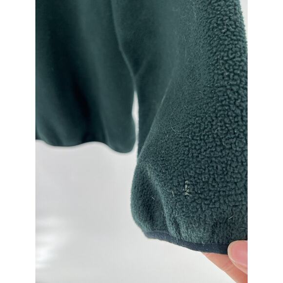 Vintage Patagonia Synchilla Jacket Womens Large Green Fleece Fall 1998 Full Zip - Picture 12 of 16